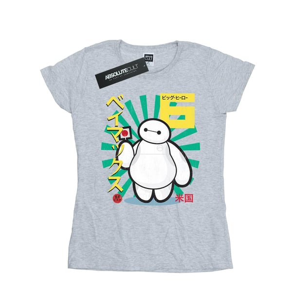 Disney naisten/naisten Big Hero 6 Baymax Lollypop puuvillainen T-paita