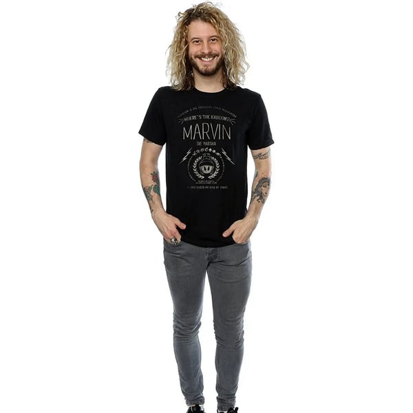 Looney Tunes Mens Where´s The Kaboom Marvin The Martian Cotton T-Shirt