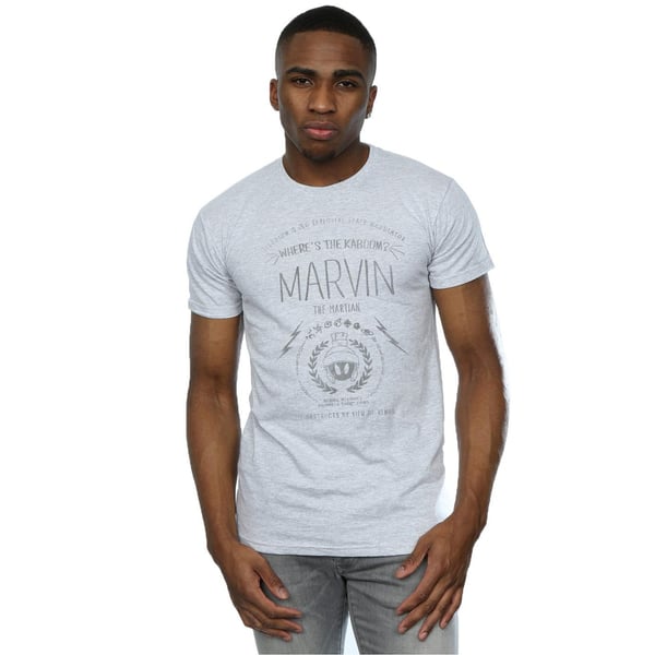 Looney Tunes Mens Where´s The Kaboom Marvin The Martian Cotton T-Shirt