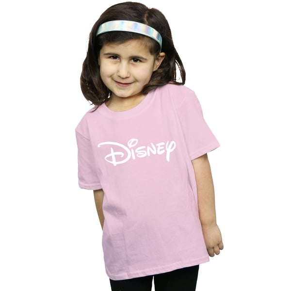 Disney tyttöjen klassinen logopaita puuvillaa