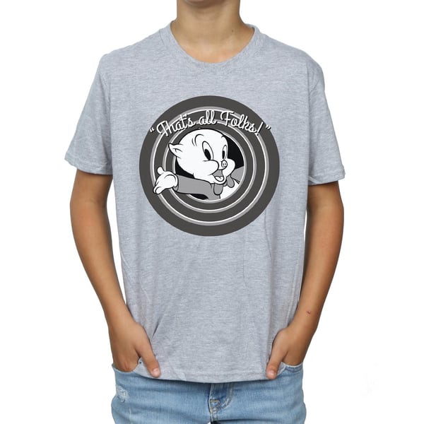 Looney Tunes Boys That´s All Folks Porky Pig T-Shirt
