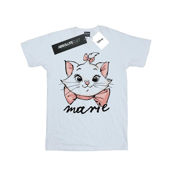 Disney Girls Aristocats Marie Sketch Face -puuvillapaita