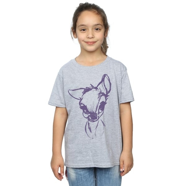 Disney Girls Bambi Mood Cotton T-Shirt