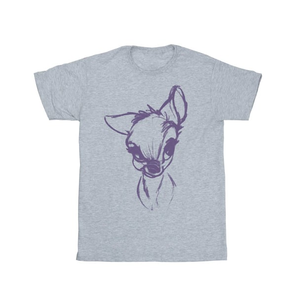 Disney Girls Bambi Mood Cotton T-Shirt