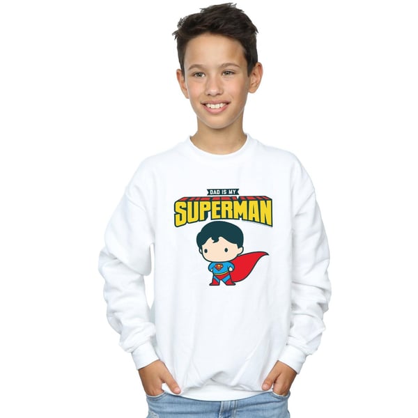 DC Comics Boys Superman My Dad Is My Hero Sweatshirt