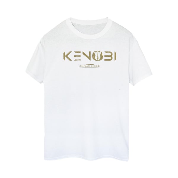 Star Wars Womens/Ladies Obi-Wan Kenobi Logo Cotton Boyfriend T-Shirt