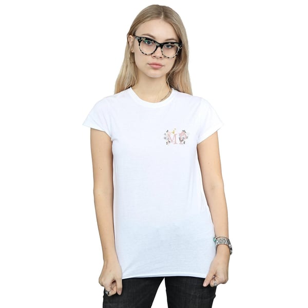 Disney Womens/Ladies Mary Poppins Letter Breast Print Cotton T-Shirt