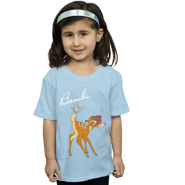 Disney Girls Bambi Butterfly Tail Cotton T-Shirt