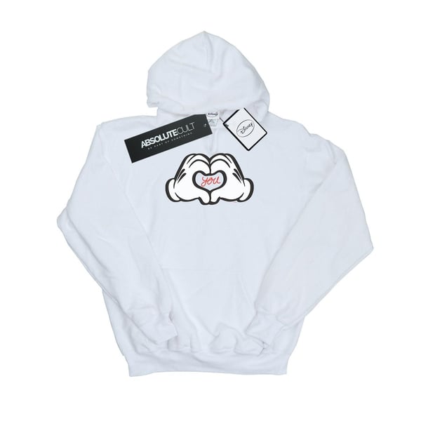 Disney Mens Mickey Mouse Loves You Hoodie