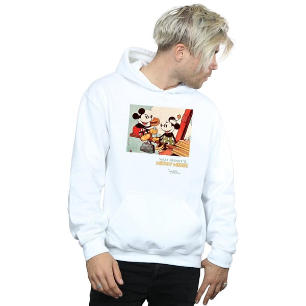 Disney Mens Mickey Mouse Building A Building Hoodie
