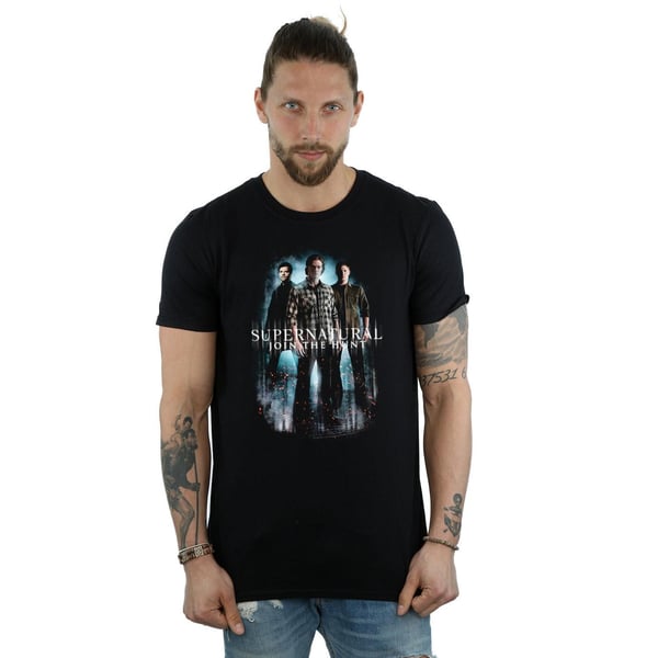 Supernatural Mens Group Shot Cotton T-Shirt