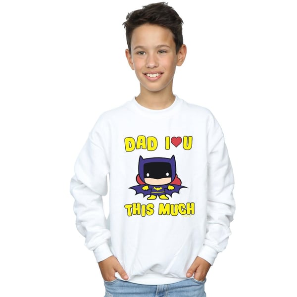 DC Comics Boys Batman Dad I Love You This Much Sweatshirt