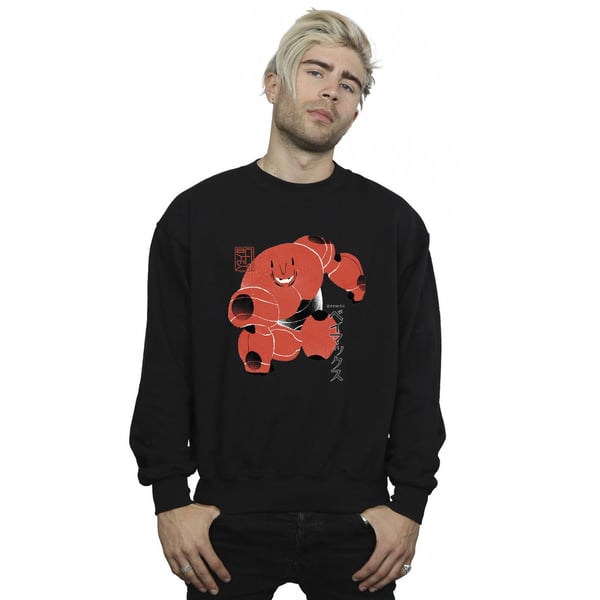 Disney Mens Big Hero 6 Baymax Suite Pose Sweatshirt