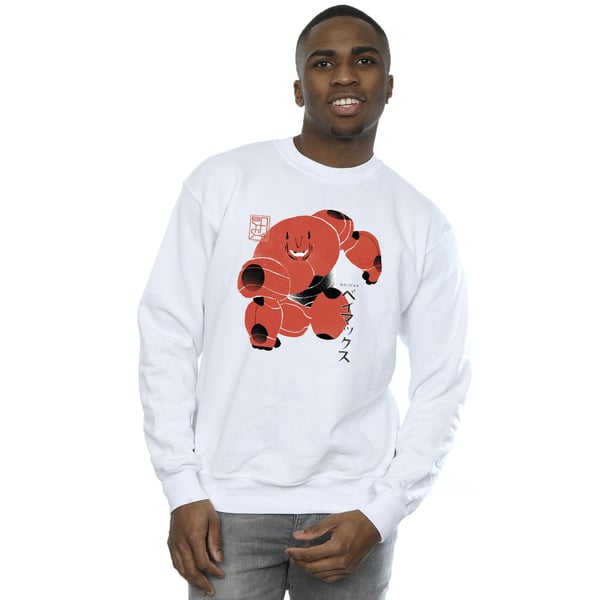 Disney Mens Big Hero 6 Baymax Suite Pose Sweatshirt