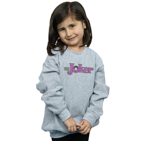 DC Comics Girls The Joker Crackle Logo Sweatshirt