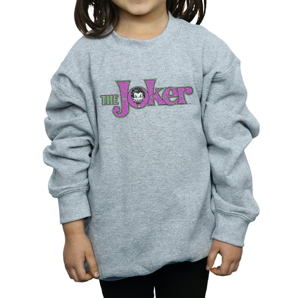 DC Comics Girls The Joker Crackle Logo Sweatshirt