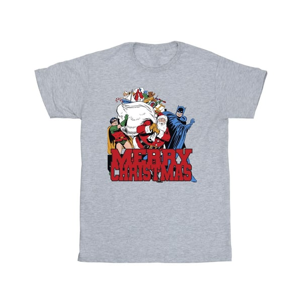 DC Comics Mens Batman Merry Christmas Comic T-Shirt