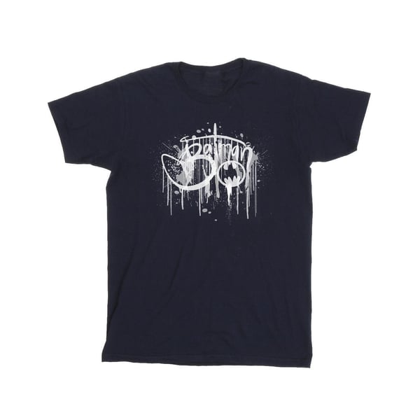 DC Comics Mens Batman Paint Splatter T-Shirt