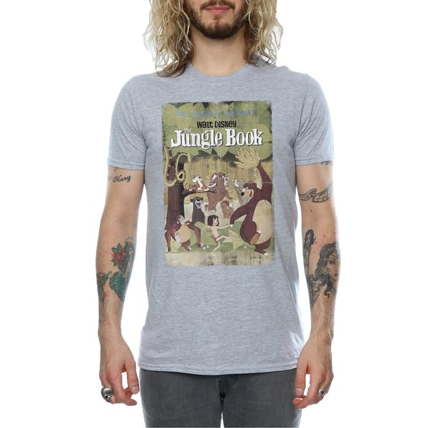 Jungle Book Mens Poster Cotton T-Shirt
