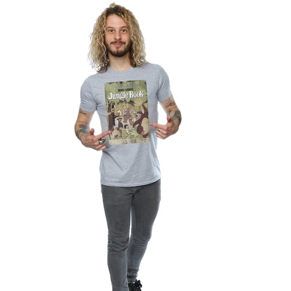 Jungle Book Mens Poster Cotton T-Shirt
