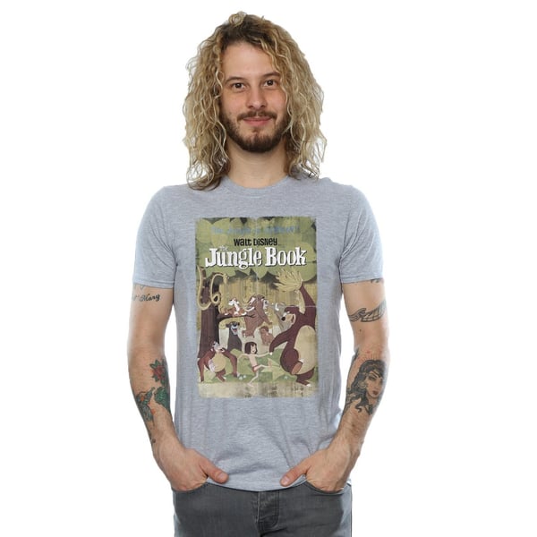 Jungle Book Mens Poster Cotton T-Shirt