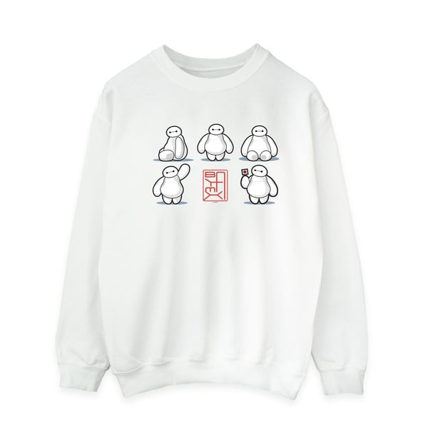 Disney Mens Big Hero 6 Baymax Many Poses Sweatshirt