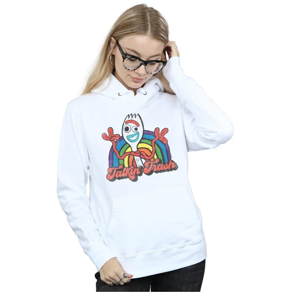 Disney Womens/Ladies Toy Story 4 Forky Talkin´ Trash Hoodie