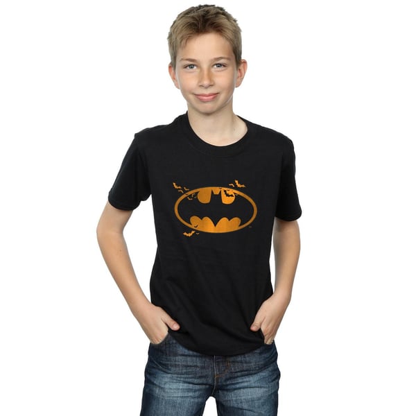 DC Comics Poikien Batman Halloween Logo T-paita