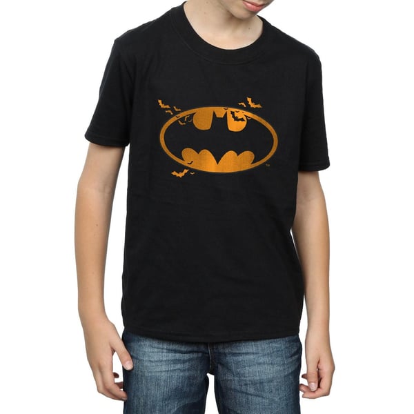 DC Comics Poikien Batman Halloween Logo T-paita