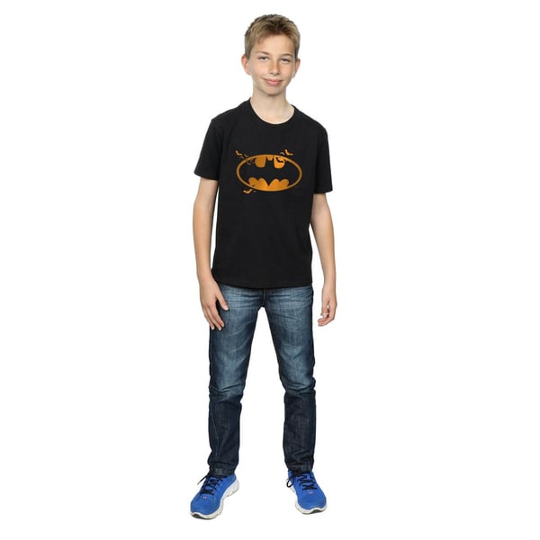 DC Comics Poikien Batman Halloween Logo T-paita