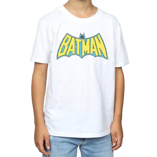 DC Comics Boys Batman Crackle Logo T-Shirt