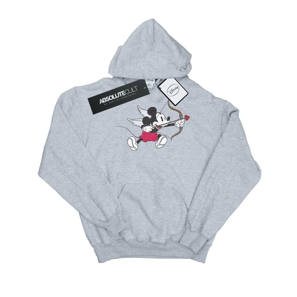 Disney Mens Mickey Mouse Love Cherub Hoodie
