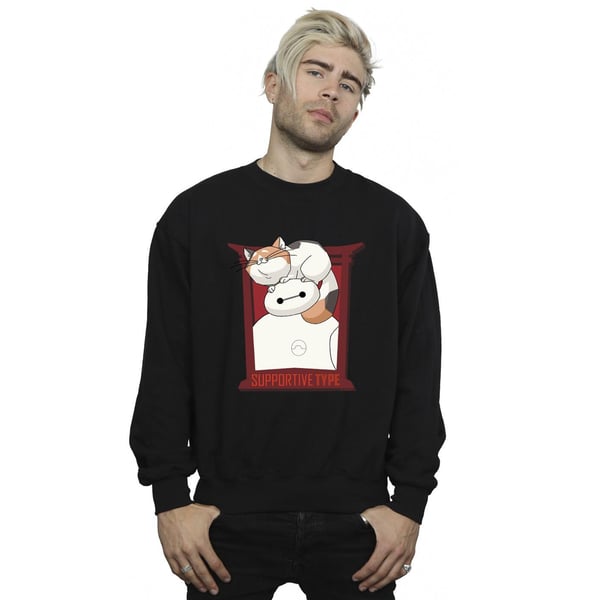 Disney Mens Big Hero 6 Baymax Frame Support Sweatshirt
