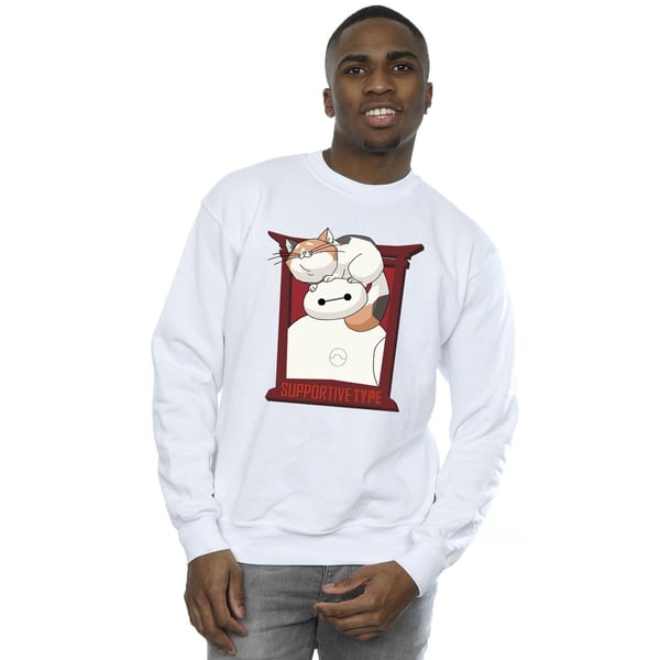 Disney Mens Big Hero 6 Baymax Frame Support Sweatshirt