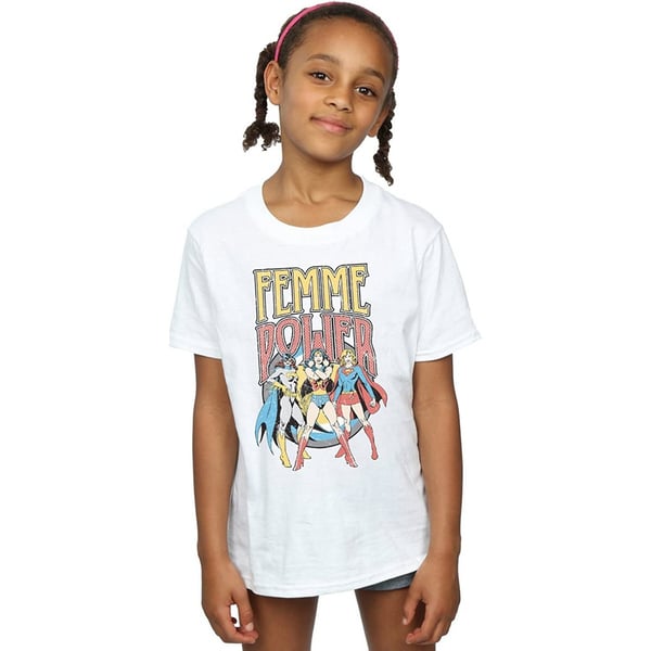 DC Comics Girls Femme Power Cotton T-Shirt
