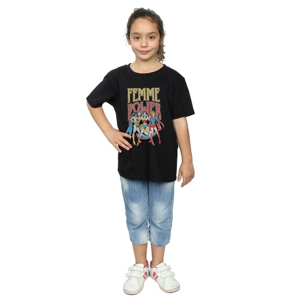 DC Comics Girls Femme Power Cotton T-Shirt