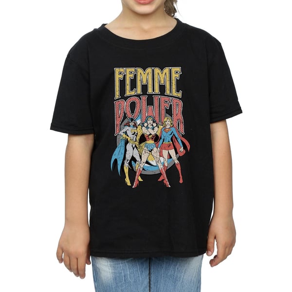 DC Comics Girls Femme Power Cotton T-Shirt