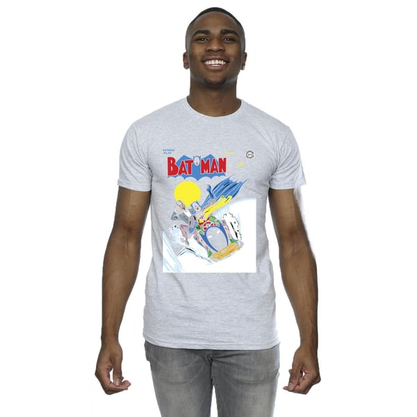 DC Comics Mens Batman Snow Mobile T-Shirt
