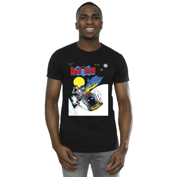 DC Comics Mens Batman Snow Mobile T-Shirt