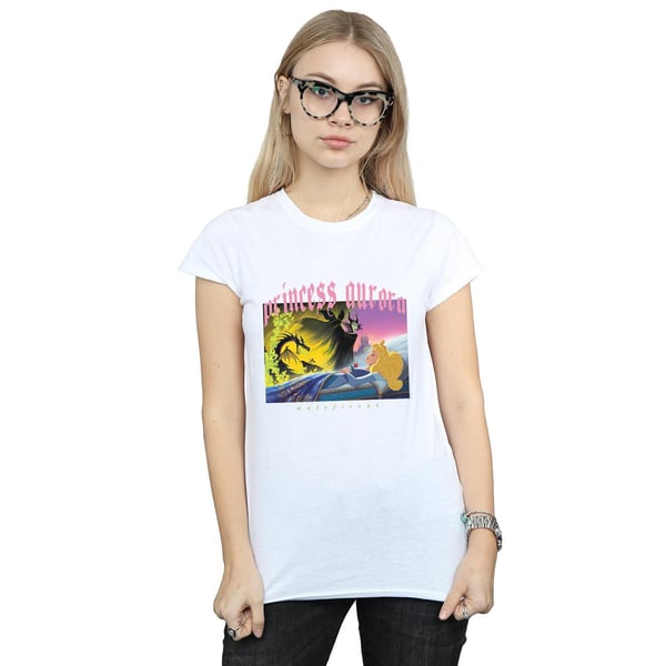 Disney Womens/Ladies Sleeping Beauty And Maleficent Cotton T-Shirt