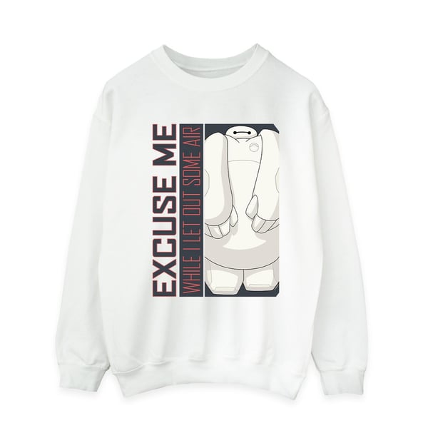 Disney Mens Big Hero 6 Baymax Excuse Me Some Air Sweatshirt