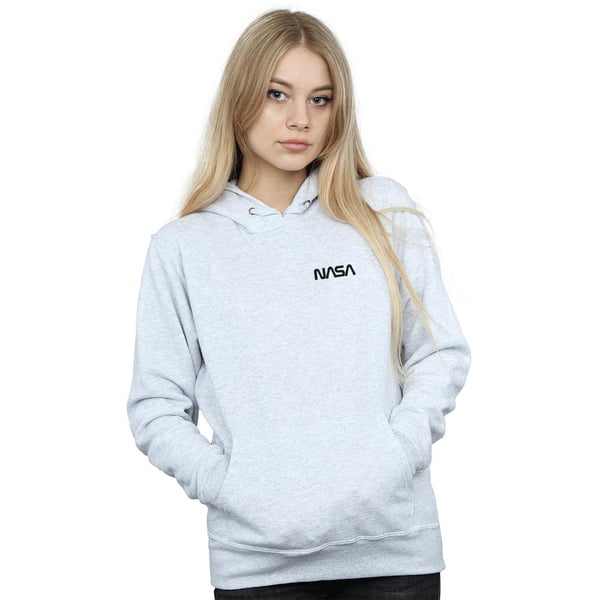 NASA Womens/Ladies Modern Logo Chest Hoodie
