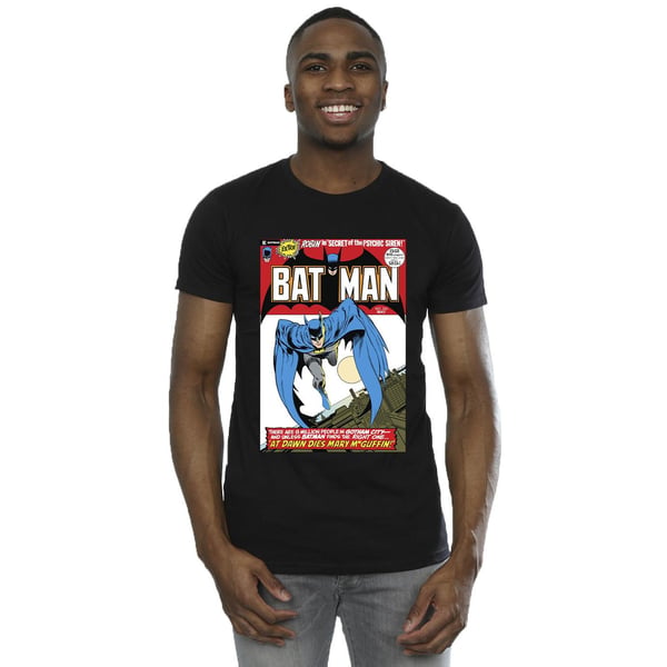 DC Comics Mens Running Batman Cover T-Shirt