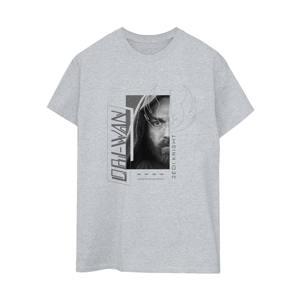 Star Wars Womens/Ladies Obi-Wan Kenobi Jedi SciFi Collage Cotton Boyfriend T-Shirt