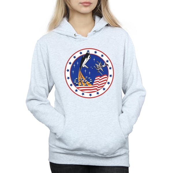 NASA Womens/Ladies Classic Rocket 76 Hoodie