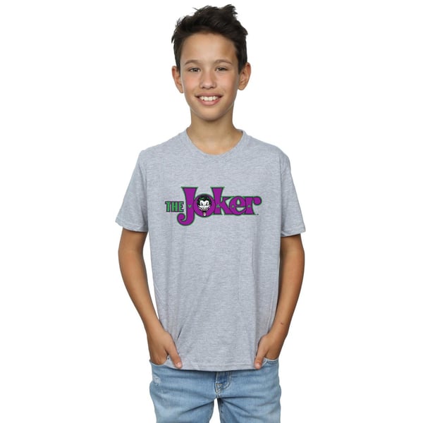 DC Comics Boys The Joker Text Logo T-Shirt