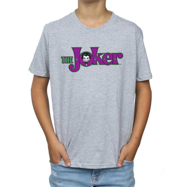 DC Comics Boys The Joker Text Logo T-Shirt