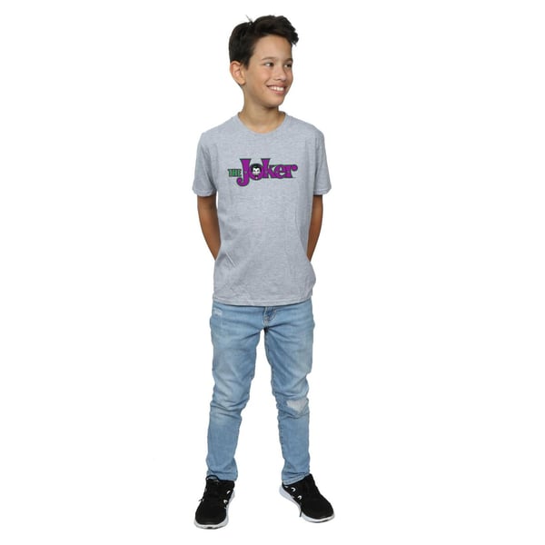 DC Comics Boys The Joker Text Logo T-Shirt