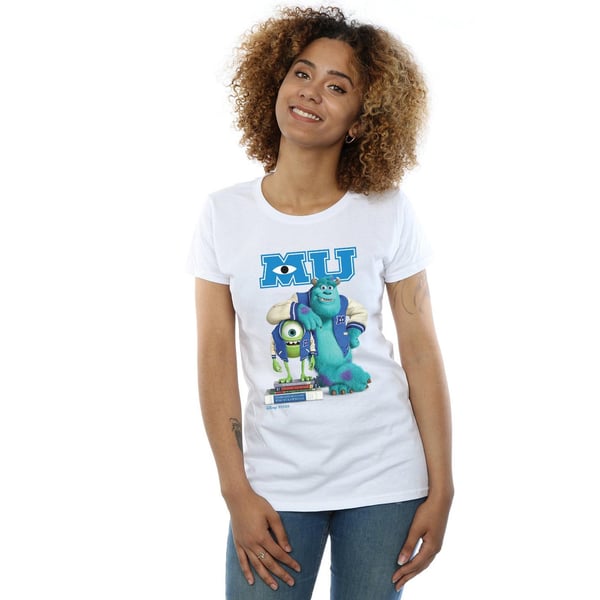 Disney Womens/Ladies Monsters University Poster Cotton T-Shirt