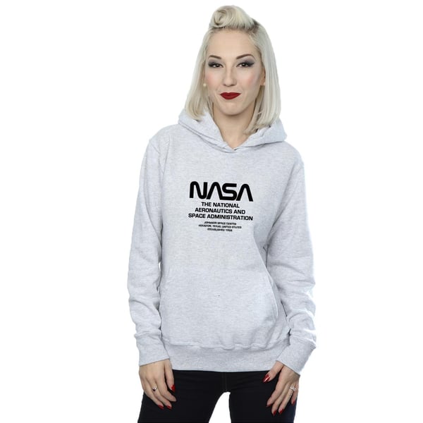 NASA Womens/Ladies Worm Blurb Hoodie